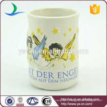 YScc0010-1 White Christmas Angel Wing Mug